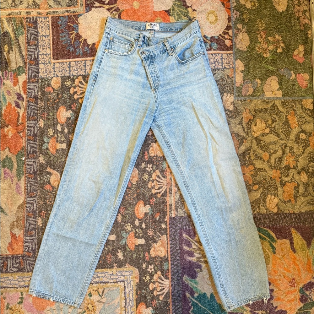 Agolde Criss-Cross Boyfriend Jeans